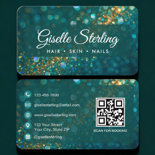 QR-Code für Schönheitssalon Professionell Visitenkarte