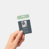 QR-Code für Schulmitarbeiter Mitarbeiter-Foto-ID L Ausweis (Handheld)