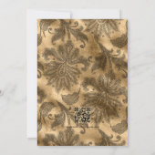 QR-Code für Schwarz-Gold-Blütenbarsch Einladung (Rückseite)