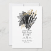 QR-Code für Schwarz-Gold-Blütenbarsch Einladung (Vorderseite)