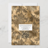 QR-Code für Schwarz-Gold-Blütenbarsch Einladung (Rückseite)