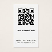 QR-Code für Schwarz und Weiß (Vorderseite)