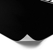 QR-Code für Schwarzweiß-Podcast-Logos Poster (Ecke)