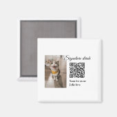 QR-Code für Signatur-Getränk hinzufügen Name des F Magnet (Vorderseite/Rückseite)