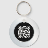 QR-Code für Silver Business-Logos Mitarbeiter-Schl Schlüsselanhänger (Rückseite)