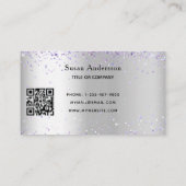 QR-Code für Silver Lavender Visitenkarte (Rückseite)