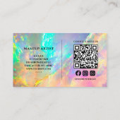 QR-Code für Skriptkalligrafie-Opal Visitenkarte (Rückseite)