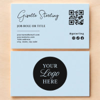 QR-Code für Sky Blue-Logos Minimalistisch Beruflic