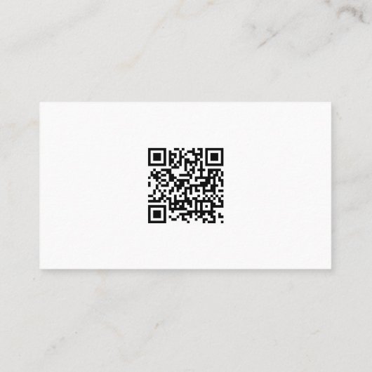 QR-Code für Social-Media-Dateien für Unternehmen Visitenkarte (Rückseite)
