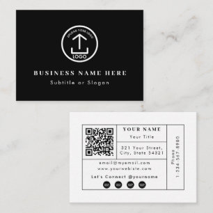 QR-Code für Social Media-Kontakt Visitenkarte