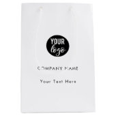 QR-Code für Social Media Mittlere Geschenktüte (Vorderseite)