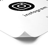 QR-Code für Social Media Poster (Ecke)