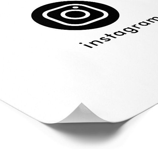 QR-Code für Social Media Poster (Ecke)