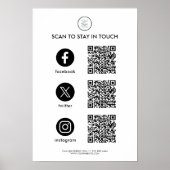 QR-Code für Social Media Poster (Vorne)