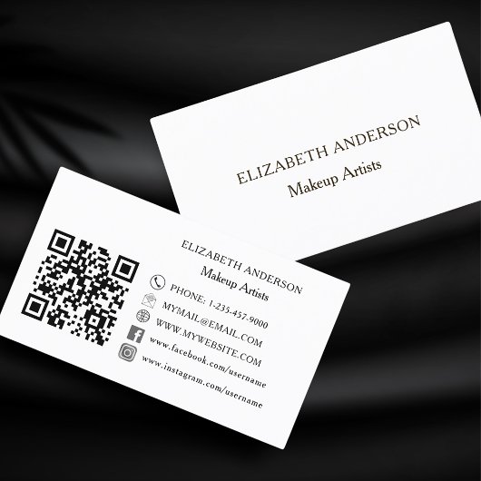QR-Code für Social Media-Premium Visitenkarte