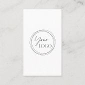 QR-Code für Social-Media-Social-Logos, handgezeich Visitenkarte (Rückseite)