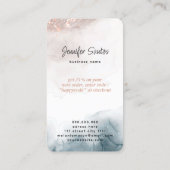 QR-Code für Social Media und Logos Vielen Dank für Visitenkarte (Rückseite)