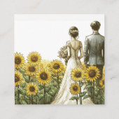 QR-Code für Sonnenblumen Begleitkarte (Rückseite)