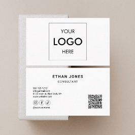 QR-Code für soziale Medien Beruflich Visitenkarte