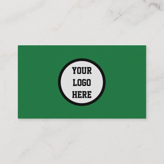 QR-Code für soziale Medien Scannable Green Minimal Visitenkarte (Rückseite)