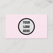 QR-Code für soziale Medien Scannbar Pink Beruflich Visitenkarte (Rückseite)