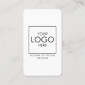 QR-Code für soziale Medien verbinden mit uns moder Visitenkarte (Rückseite)