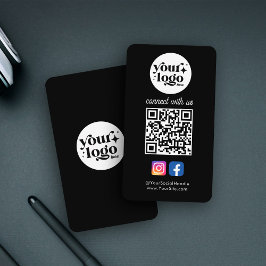 QR-Code für soziale Medien Visitenkarte