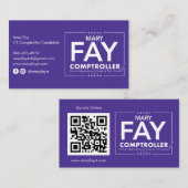 QR-Code für soziale Medien Visitenkarte (Vorne/Hinten)