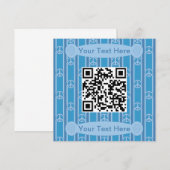 QR-Code für Spaß und Extravagantes Friedenszeichen Einladung (Vorne/Hinten)