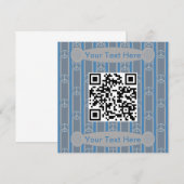 QR-Code für Spaß und Extravagantes Friedenszeichen Einladung (Vorne/Hinten)