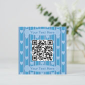 QR-Code für Spaß und Extravagantes Herz Einladung (Stehend Vorderseite)