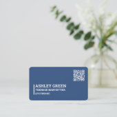 QR-Code für Teenager Visitenkarte (Stehend Vorderseite)