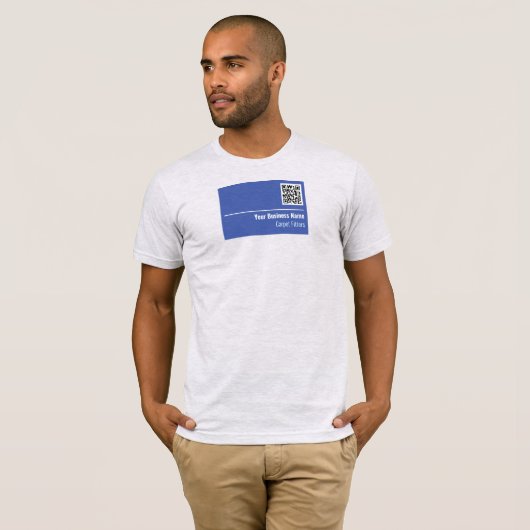 QR-Code für Teppichgeräte T-Shirt (Vorne ganz)