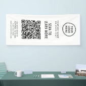 QR-Code für Unternehmen Banner (Messe)