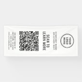 QR-Code für Unternehmen Banner (Horizontal)