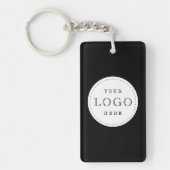 QR-Code für Unternehmen, beidseitig Schlüsselanhänger (Vorderseite)