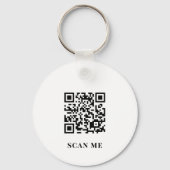 QR-Code für Unternehmen, beidseitig Schlüsselanhänger (Rückseite)