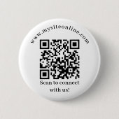 QR-Code für Unternehmen Button (Vorderseite)