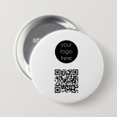 QR-Code für Unternehmen Button (Vorne & Hinten)