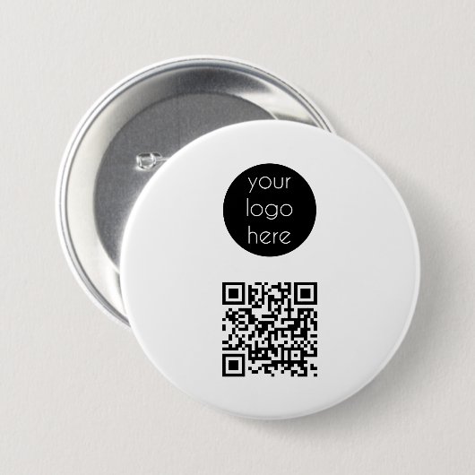 QR-Code für Unternehmen Button (Vorne & Hinten)