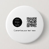 QR-Code für Unternehmen Button (Vorderseite)