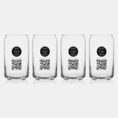 QR-Code für Unternehmen Dosenglas (Hinten)