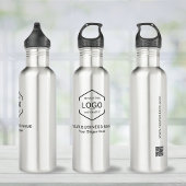 QR-Code für Unternehmen Edelstahlflasche