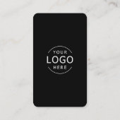 QR-Code für Unternehmen Feedback zu Social Media Visitenkarte (Rückseite)