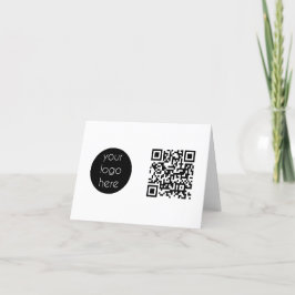 QR-Code für Unternehmen Feiertagskarte