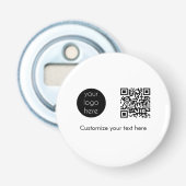 QR-Code für Unternehmen Flaschenöffner (Vorderseite)
