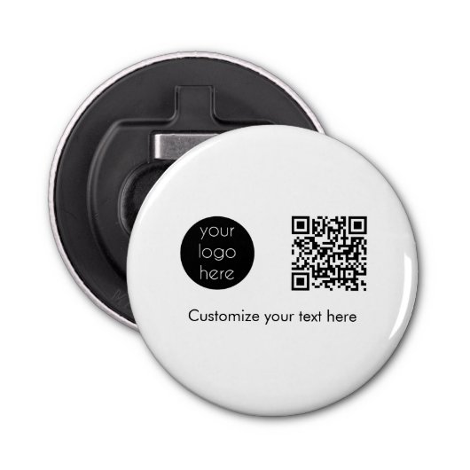 QR-Code für Unternehmen Flaschenöffner (Vorderseite)