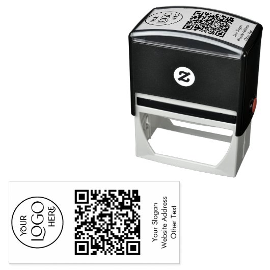 QR-Code für Unternehmen - Förderung modern Permastempel (Beispiel)