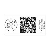 QR-Code für Unternehmen - Förderung modern Permastempel (Design)