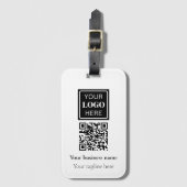 QR-Code für Unternehmen Gepäckanhänger (Vorderseite Vertikal)